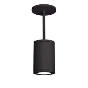 Tube Arch 1-Light LED Pendant in Black