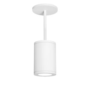 Tube Arch 1-Light LED Pendant in White