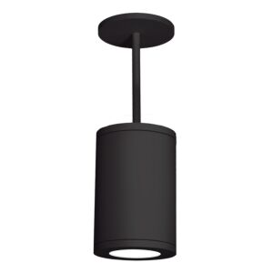 Tube Arch 1-Light LED Pendant in Black