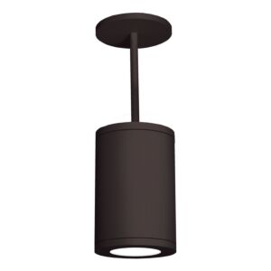 Tube Arch 1-Light LED Pendant in Bronze