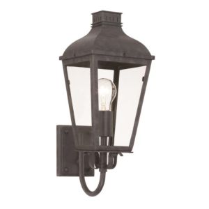 Dumont One Light Outdoor Wall Sconce in Graphite by Crystorama