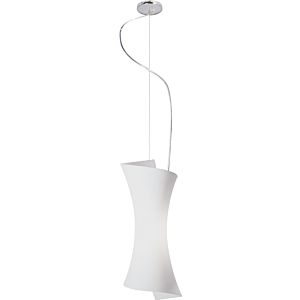 Conico One Light Pendant in Satin Nickel by ET2