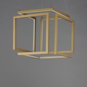 Penrose LED Pendant in Gold by ET2