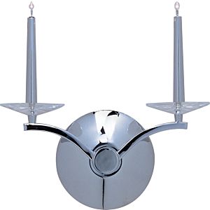 Circolo Two Light Wall Sconce in Polished Chrome by ET2