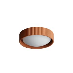 Souffle LED Flush Mount in Terra Cotta by ET2