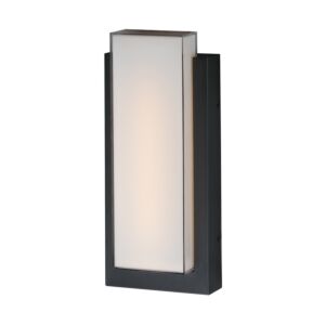 Tower LED Outdoor Wall Sconce in Black by ET2