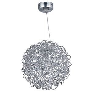 Dazed LED Pendant in Polished Chrome by ET2