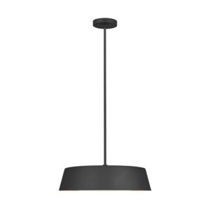 Asher Five Light Pendant in Midnight Black by Visual Comfort Studio