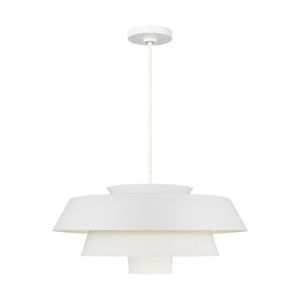 Visual Comfort Studio Brisbin Pendant Light in Matte White And Matte White by Ellen Degeneres