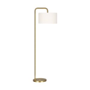 Visual Comfort Studio Dean Floor Lamp in Burnished Brass by Ellen Degeneres