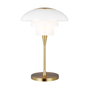 Visual Comfort Studio Rossie Table Lamp in Burnished Brass by Ellen Degeneres