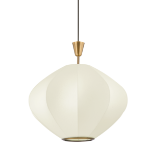 Arden One Light Pendant in Patina Brass by Troy Lighting