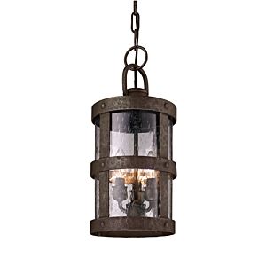 Barbosa Three Light Hanger in Aged Pewter by Troy Lighting