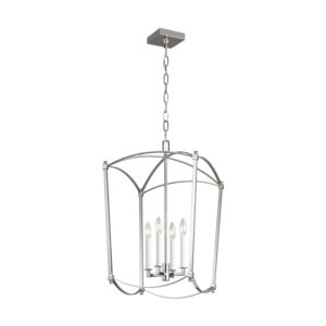 Visual Comfort Studio Thayer 4-Light Foyer Light in Polished Nickel by Sean Lavin