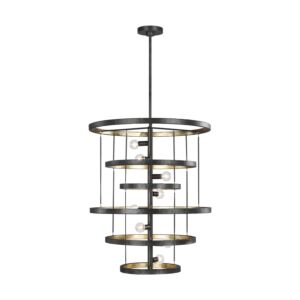 Celeste 8-Light Chandelier in Aged Iron