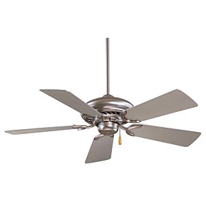 Supra 44" 44"Ceiling Fan in Brushed Steel by Minka Aire