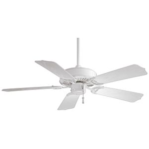 Sundance 42"Ceiling Fan in White by Minka Aire