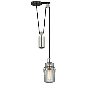 Citizen One Light Pendant in Graphite And Polished Nickel by Troy Lighting