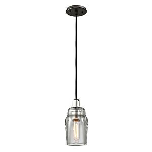 Citizen One Light Pendant in Graphite And Polished Nickel by Troy Lighting