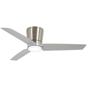 Pure 48" Ceiling Fan in Brushed Nickel W Silver by Minka Aire