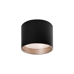 Mousinni LED Flush Mount in Black by Kuzco Lighting