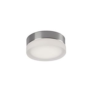 Bedford LED Flush Mount in Brushed NickelFrosted by Kuzco Lighting