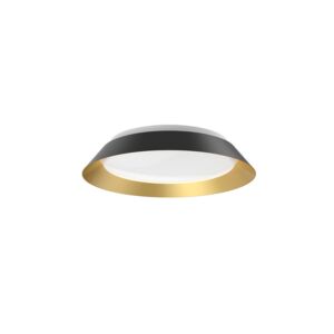 Jasper LED Flush Mount in BlackGold by Kuzco Lighting