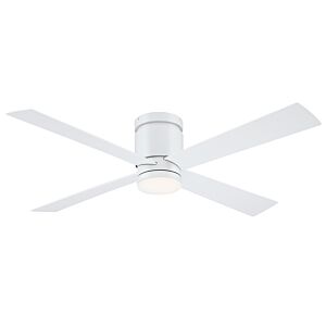 Kwartet 1-Light 52" Ceiling Fan in Matte White