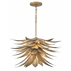 Fredrick Ramond Agave 7-Light Pendant In Burnished Gold