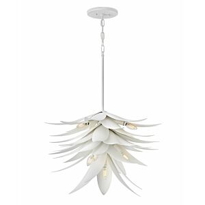 Fredrick Ramond Agave 7-Light Pendant In Textured Plaster