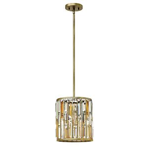 Fredrick Ramond Gemma 1-Light Pendant In Silver Leaf*