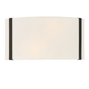 Fulton 2-Light Wall Mount in Black