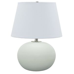 Scatchard 1-Light Table Lamp in White Matte