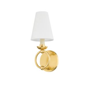 Haverford One Light Wall Sconce in Aged Brass by Mitzi