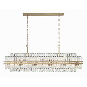 Hayes 16-Light Chandelier in Aged Brass