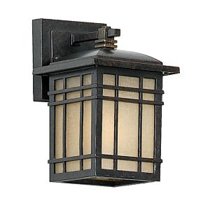 Hillcrest One Light Outdoor Wall Lantern in Imperial Bronze by Quoizel