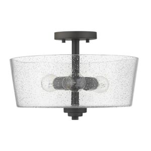 Rowe 3-Light Oil-Rubbed Bronze Semi-Flush Mount