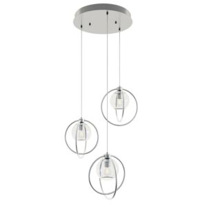 Jamie 3-Light Pendant in Satin Nickel