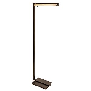  Jay Floor Lamp in Chestnut Bronze with Antique Brass