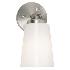 Joanna 1-Light Wall Sconce in Satin Nickel