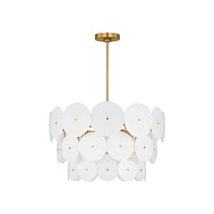 Emery 12-Light Chandelier in Burnished Brass