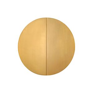 Dottie 1-Light LED Wall Sconce in Burnished Brass