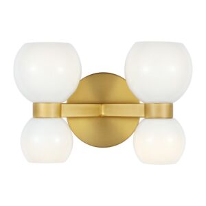 Londyn Four Light Wall Sconce in Burnished Brass by Visual Comfort Studio