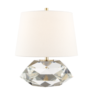 Henley One Light Table Lamp in Aged Brass by Hudson Valley