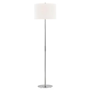  Bowery Floor Lamp in Polished Nickel