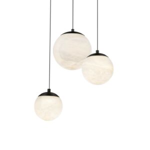 Pisces LED Pendant in Black by Modern Forms