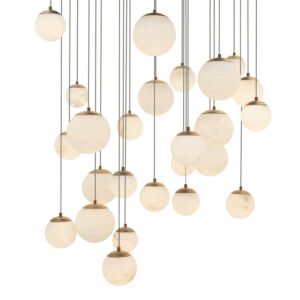 Pisces LED Pendant in Aged Brass by Modern Forms