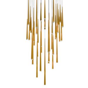 Cascade LED Pendant in Aged Brass by Modern Forms