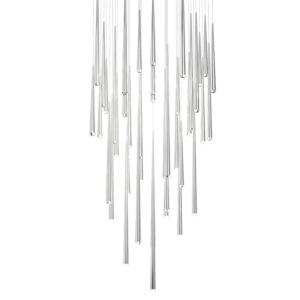 Cascade LED Pendant in Polished Nickel by Modern Forms