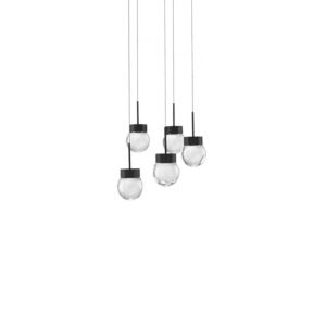 Double Bubble LED Pendant in Black by Modern Forms